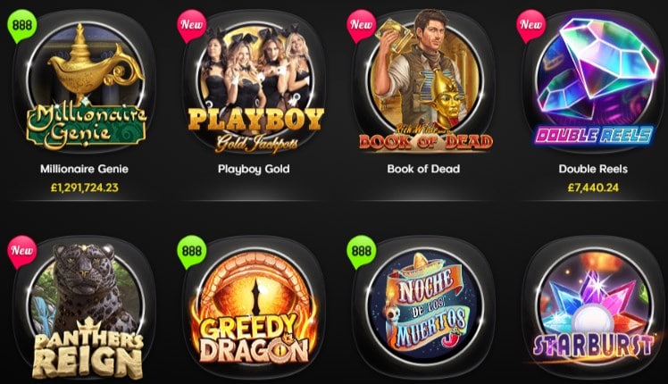 888 Casino Games