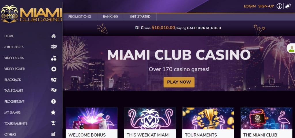 Miami Club Casino Review