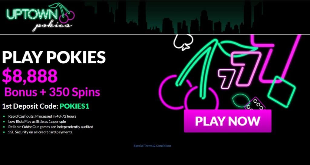 Uptown Pokies Casino Bonus