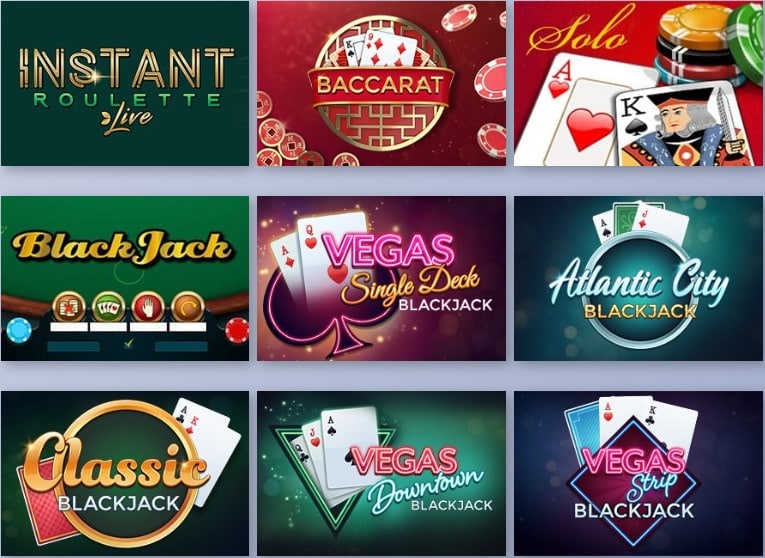 Casiplay Casino Table Games