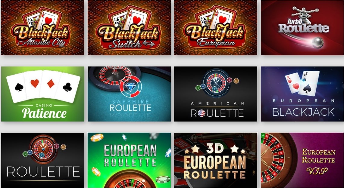 PlayLuck Casino Table Games