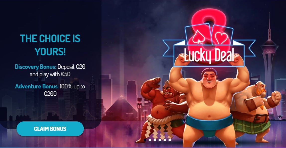 Lucky8 Casino Welcome Bonus
