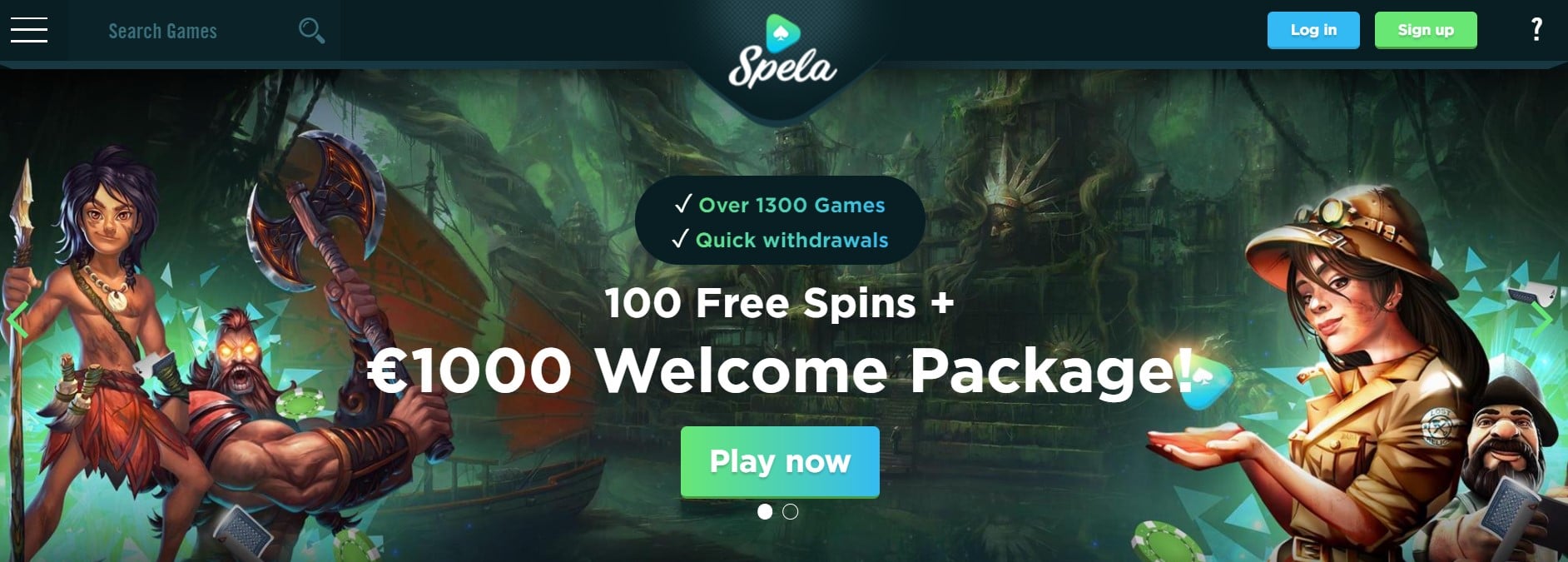 Spela Casino Welcome Bonus