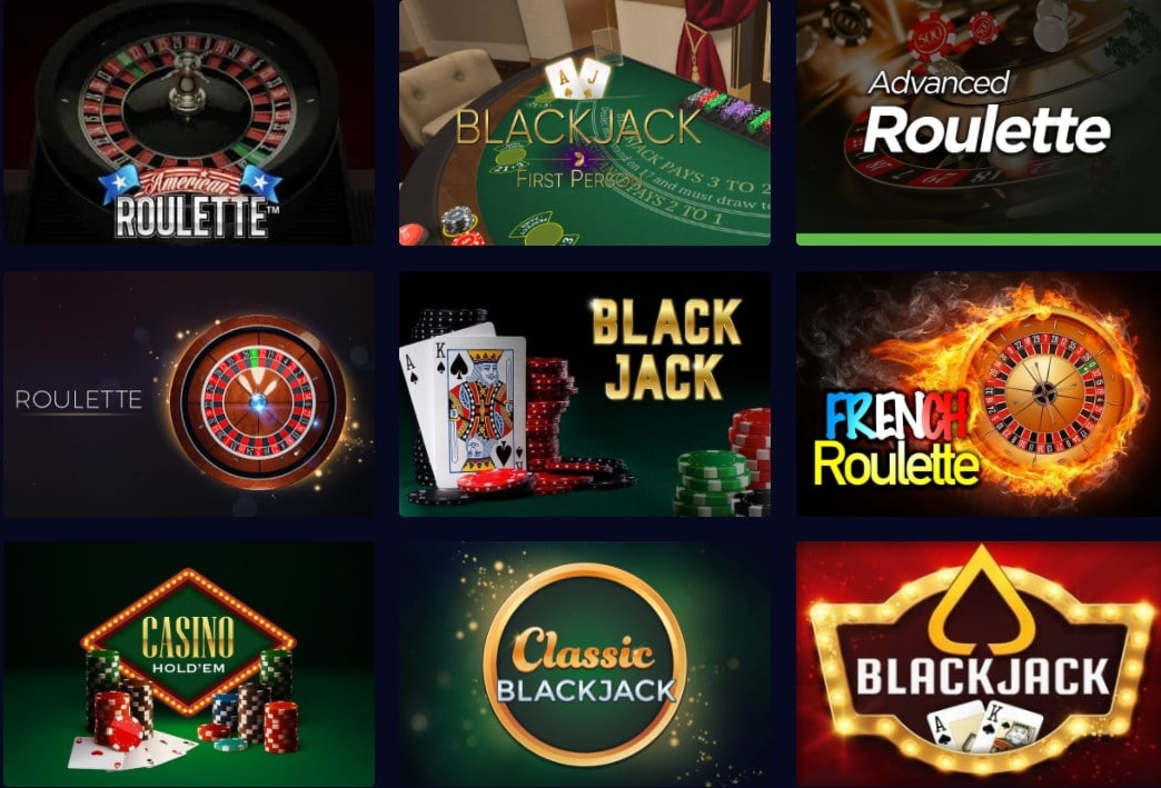 Genesis Casino Table Games