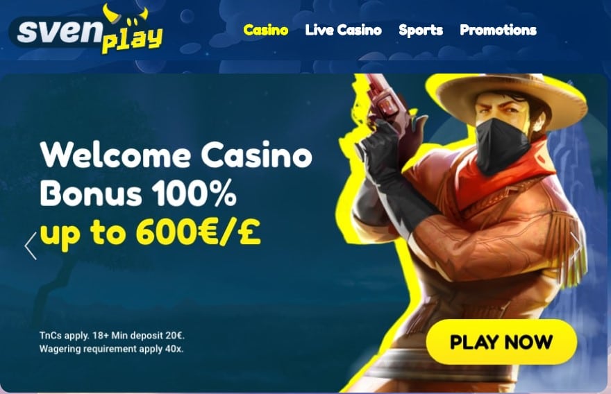 SvenPlay Casino Welcome Bonus
