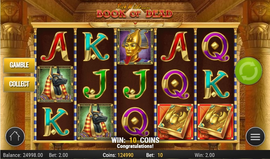 Book of Dead Slot Gameplay
