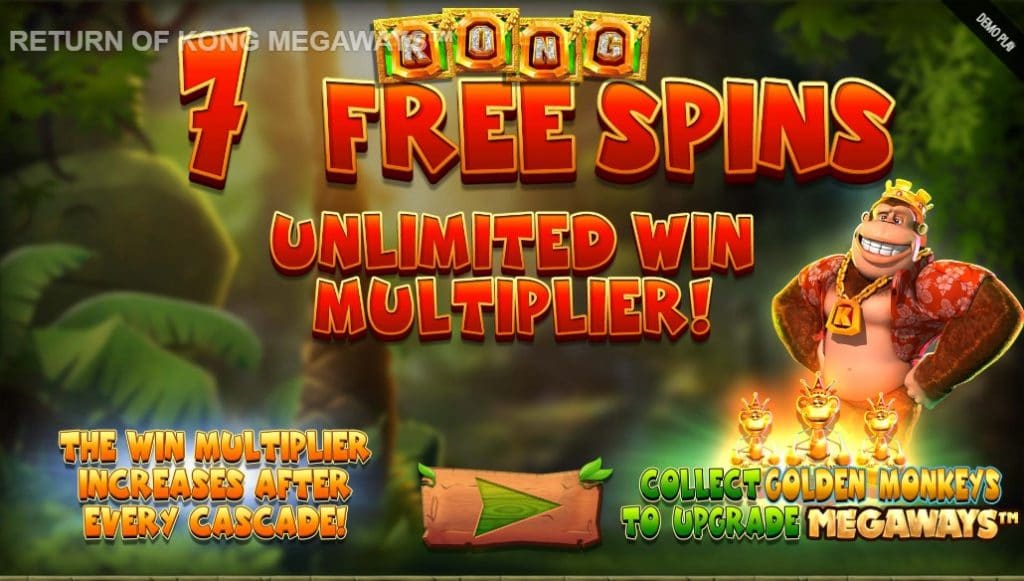 Return of Kong Megaways slot free spins