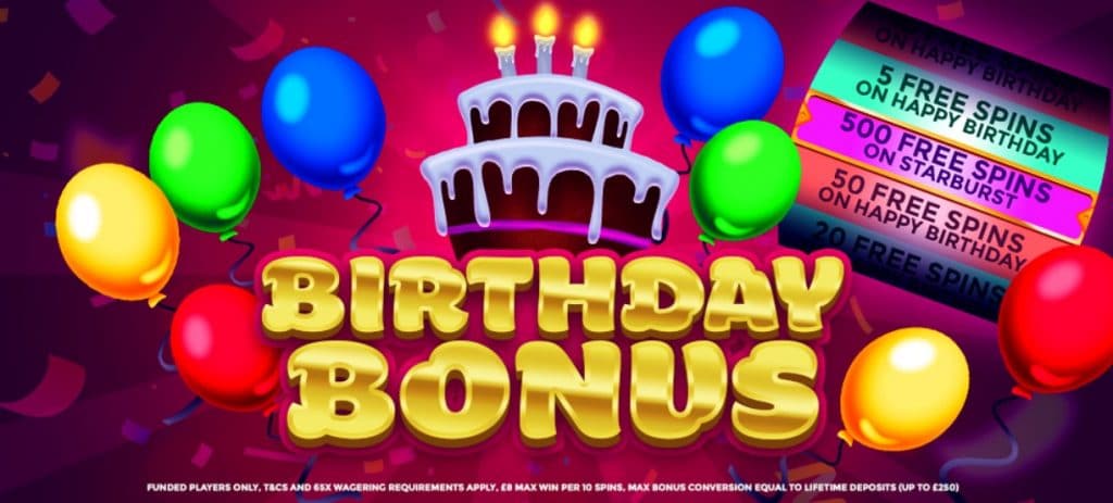 Win Windsor Birthday Bonus