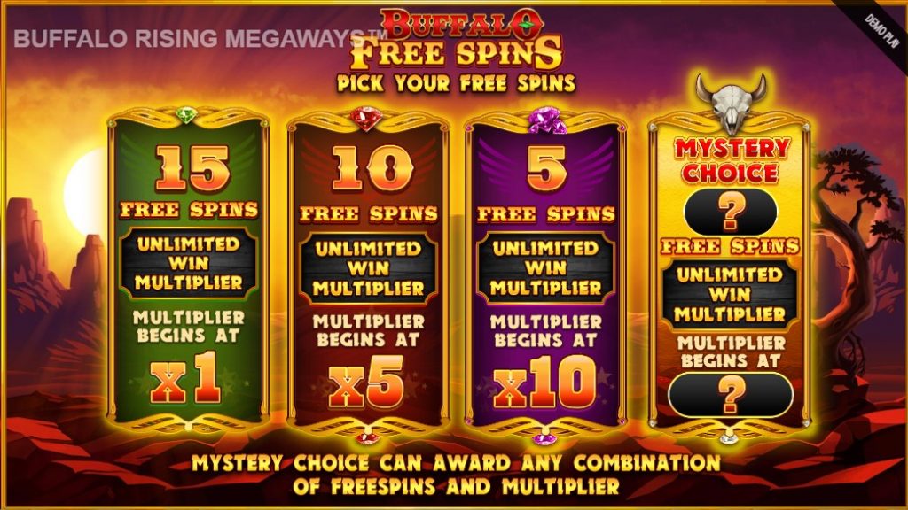 Buffalo Rising Megaways Bonus