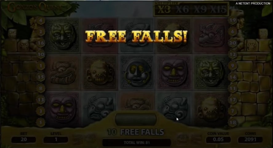 Gonzo’s Quest slot free spins