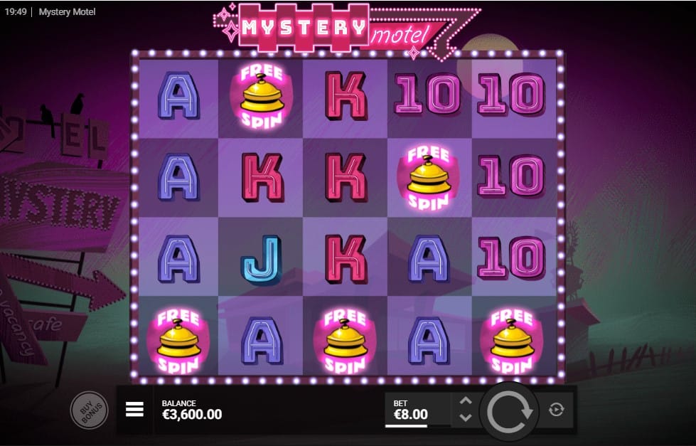 Mystery Motel slot free spins