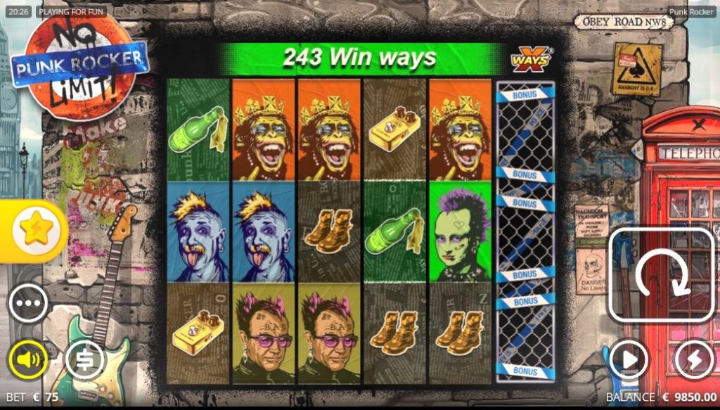 Punk Rocker Slot Review