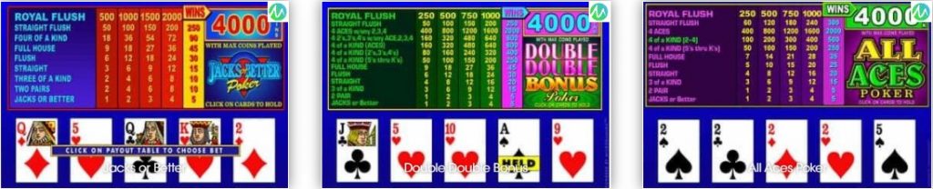 Sloty Casino Poker Games