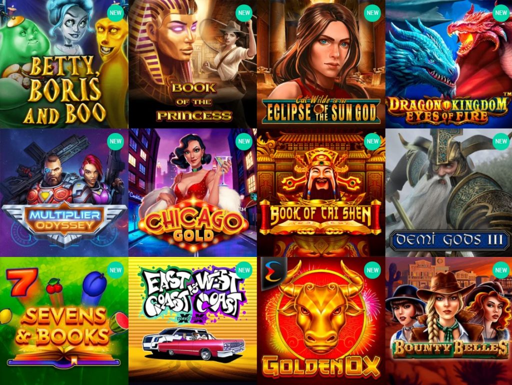 Spinia Casino video slots