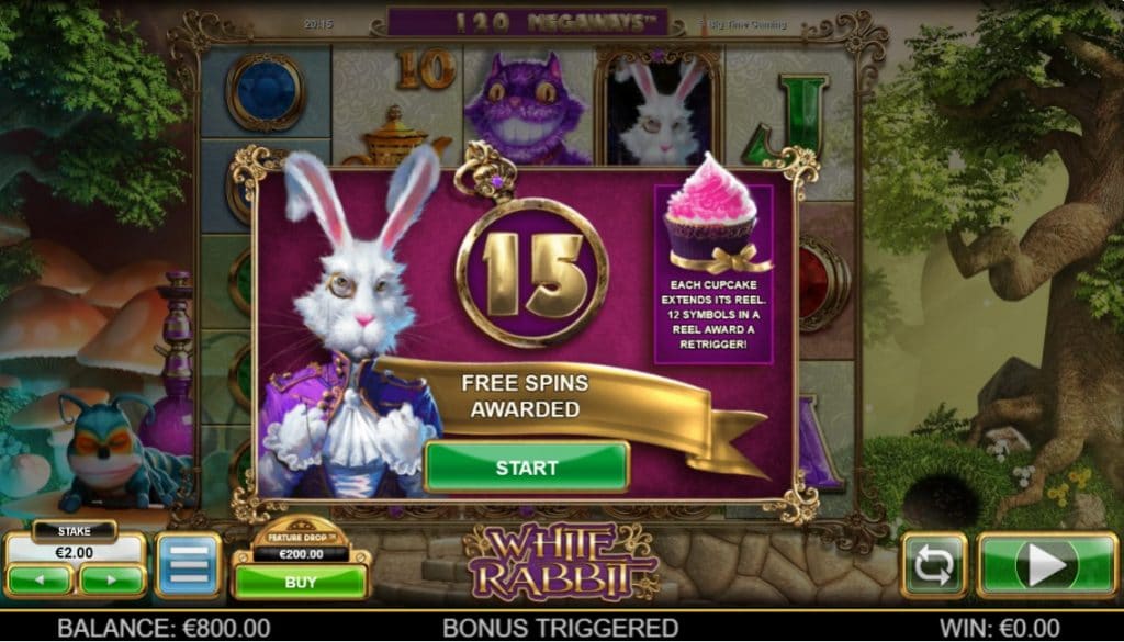 White Rabbit slot free spins