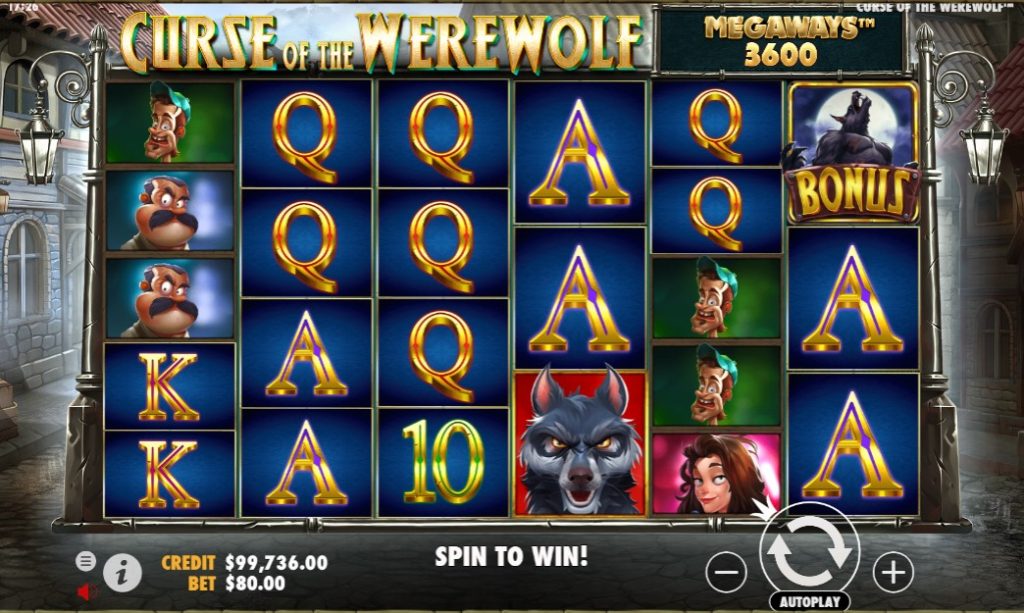 Curse of the Werewolf Megaways Slot Game