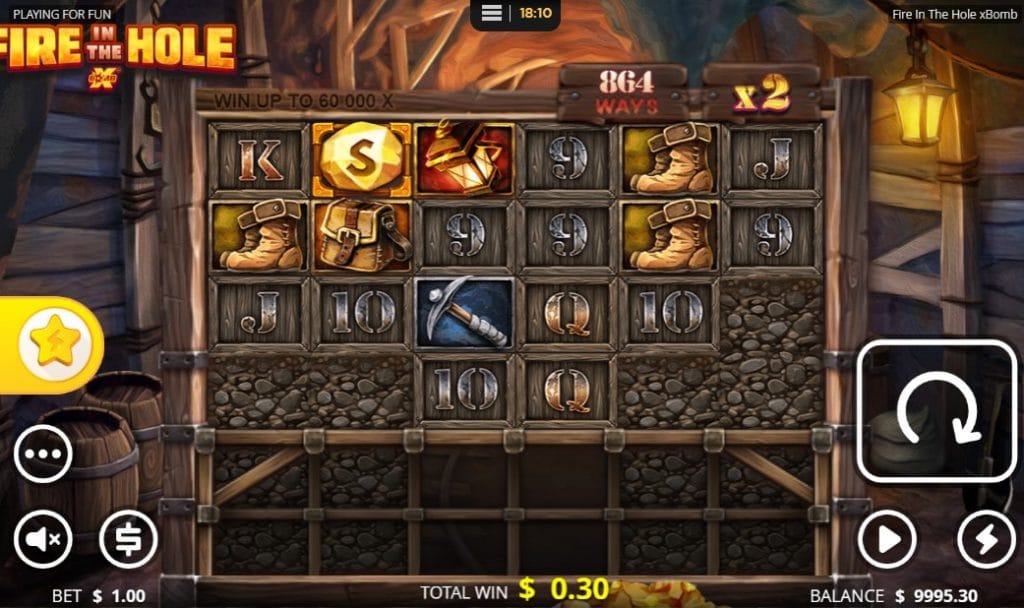 Fire in the Hole Slot theme