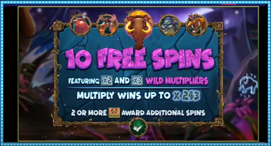 Primal Megaways free spins